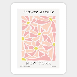 New York Botanical Flower Market Sticker